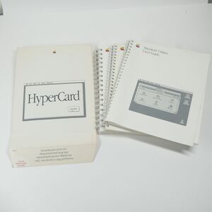 Apple HyperCard 1989 Ver. 1.2.5 Vintage Software Floppy Disks w/Manuals